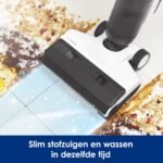 Stofzuiger en dweil in 1